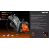 KRAFTOOL 4800 Вт, 400 мм, без диска, бензорез по бетону (бетонорез) (K970-16)