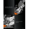 KRAFTOOL 4800 Вт, 400 мм, диск в комплекте, бензорез по бетону (бетонорез) (K970-16 H)
