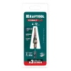 KRAFTOOL COBALT 4-12мм, 9 ступеней, азотирование, винтовая спираль, сверло ступенчатое(29691-4-12-9)