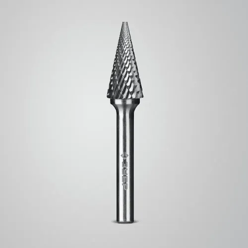 ЗУБР 12х25 мм, тип M (конус с острым углом 25°), хв-к 6 мм, твердосплавная борфреза, ПРОФЕССИОНАЛ (28811-12-25)