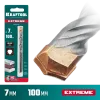 KRAFTOOL Extreme, 7 х 100 мм, трехгранный хвостовик, сверло по бетону (29166-100-07)