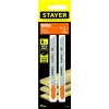 STAYER T101D, T-хвост., HCS сталь, по дереву/ДСП/ДВП, шаг зуба 4 мм (6TPI), раб. длина 75 мм, 2 шт, полотна для лобзика, Professional (15990-4)