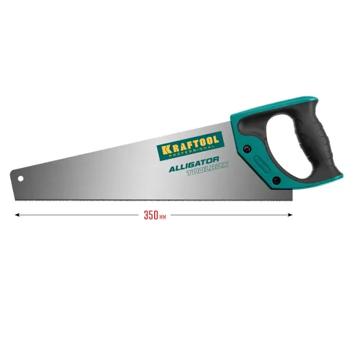 KRAFTOOL Alligator Toolbox 13, 350 мм, ножовка по дереву (15227-35)