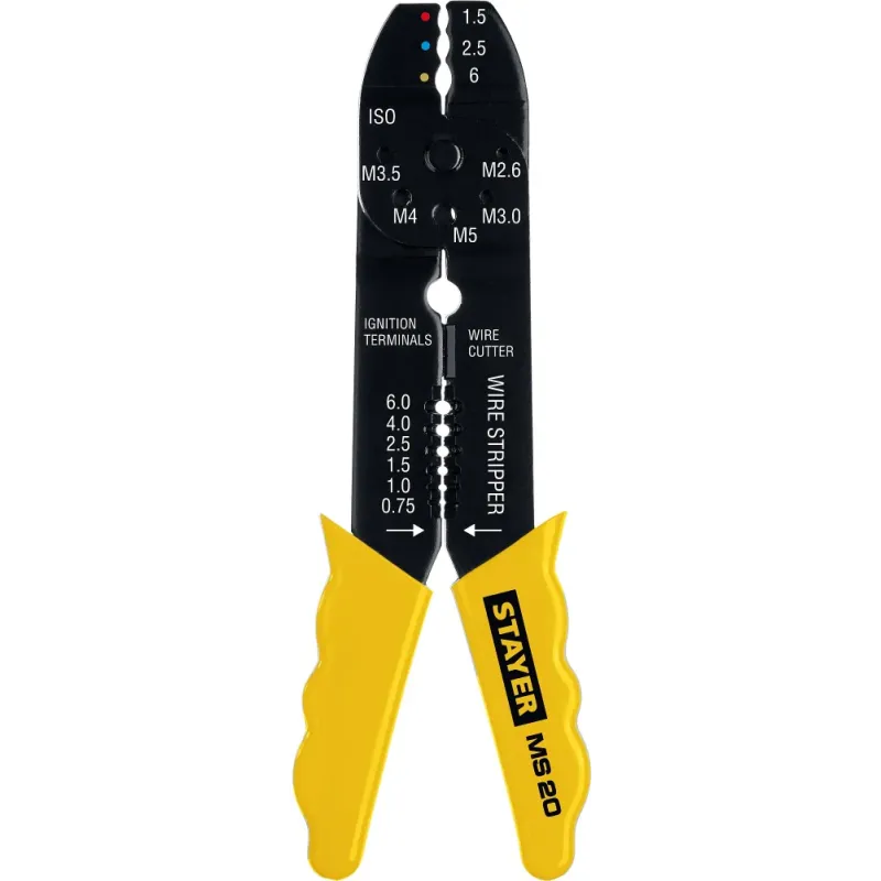 STAYER MS-20, 0.75 - 6 мм2, многофункциональный стриппер, Professional (2265-21)