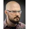 KRAFTOOL BASIC прозрачные защитные очки, открытые, защита от царапин и запотевания, UV 380, оптический класс 1 (110317)