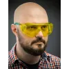KRAFTOOL ULTRA жёлтые защитные очки, открытые, защита от царапин и запотевания, UV 450, оптический класс 1 (110462)