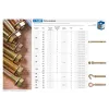 ЗУБР 8 х 45 мм, 100 шт, анкерный болт, Профессионал (302312-08-045)