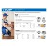 ЗУБР DIN 1624, M10 x 12 мм, цинк, 5 кг, врезная гайка (303780-10)