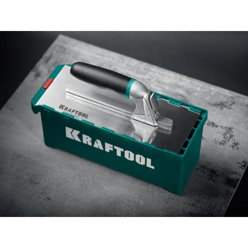 KRAFTOOL 280х115 мм, набор нержавеющих гребенок (6шт) со сменной 2к ручкой, в пластиковом кейсе (33268-H6)