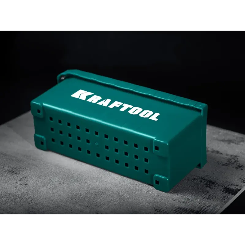 KRAFTOOL 280х115 мм, набор нержавеющих гребенок (6шт) со сменной 2к ручкой, в пластиковом кейсе (33268-H6)