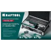 KRAFTOOL 280х115 мм, набор нержавеющих гребенок (6шт) со сменной 2к ручкой, в пластиковом кейсе (33268-H6)