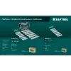 KRAFTOOL 280х115 мм, набор нержавеющих гребенок (6шт) со сменной 2к ручкой, в пластиковом кейсе (33268-H6)