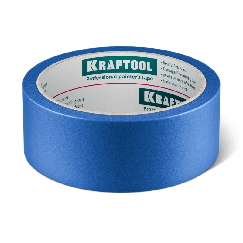 KRAFTOOL #100 Perfect 38 мм х 30 м, для гладких и шероховатых поверхностей, малярная лента (12101-38)