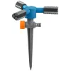 GRINDA RR-P, 75 м, 2 полив, 3 сопла, на пике, ударопрочный пластик, круговой распылитель, PROLine (40341)