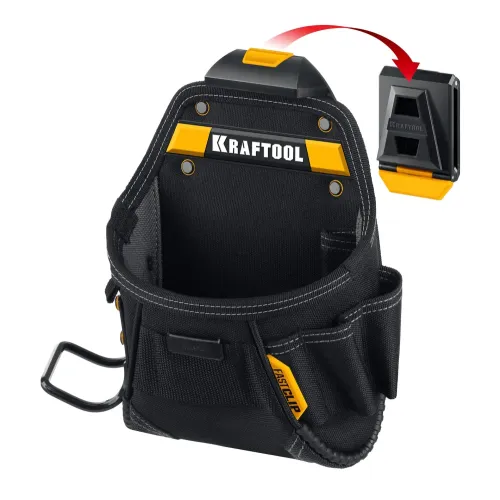 KRAFTOOL KP-6 поясная сумка с быстросъёмным креплением FastClip, 240 х 250 мм (38775)