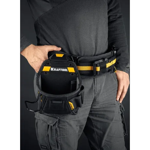 KRAFTOOL KP-6 поясная сумка с быстросъёмным креплением FastClip, 240 х 250 мм (38775)