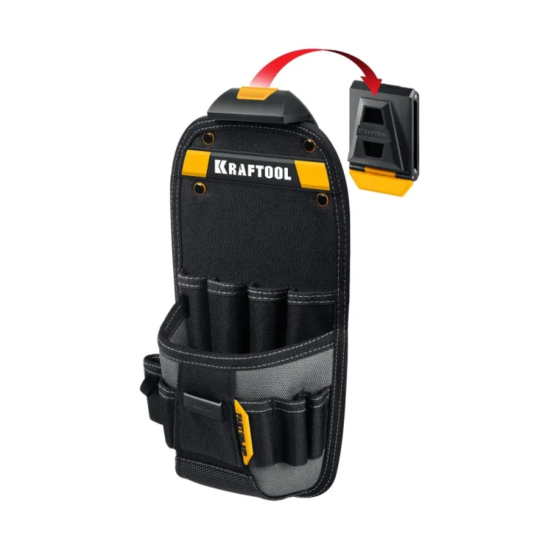 KRAFTOOL KP-11 поясная сумка с быстросъёмным креплением FastClip, 170 х 360 мм (38777)