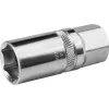 KRAFTOOL 1/2″, 16 мм, свечная торцовая головка с резиновой вставкой (27812-16)