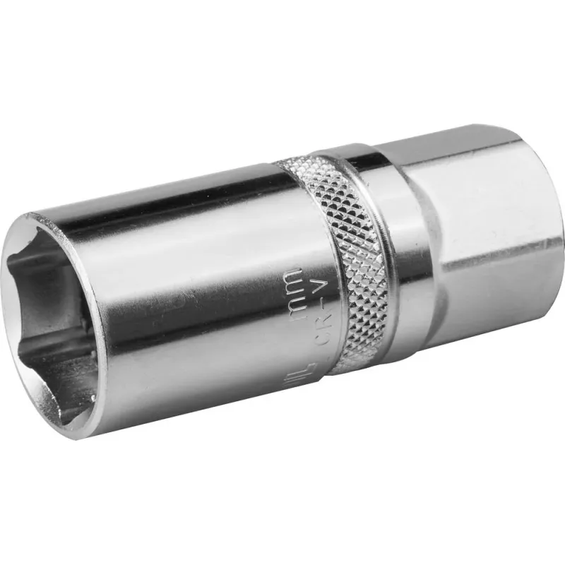 KRAFTOOL 1/2″, 16 мм, свечная торцовая головка с резиновой вставкой (27812-16)