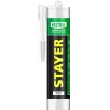STAYER 260 мл, белый, силиконовый, нейтральный герметик (41217-0)