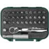 KRAFTOOL 33 шт, набор бит с мини-трещоткой (26157-H33)