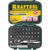 KRAFTOOL 33 шт, набор бит с мини-трещоткой (26157-H33)