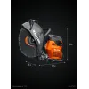 KRAFTOOL 3700 Вт, 350 мм, без диска, бензорез по бетону (бетонорез) (K770-14)