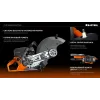 KRAFTOOL 3700 Вт, 350 мм, без диска, бензорез по бетону (бетонорез) (K770-14)