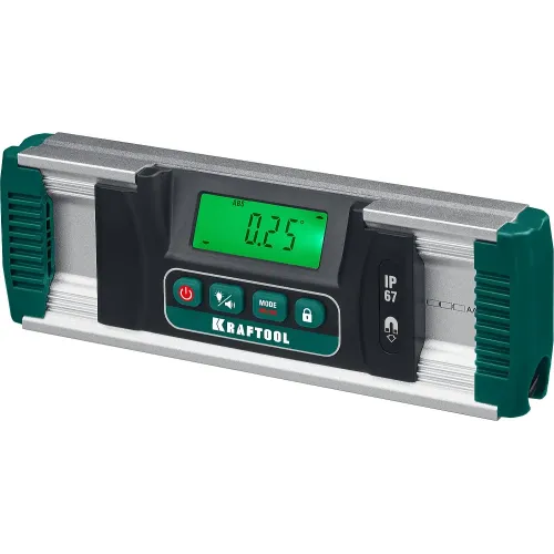 KRAFTOOL EXTREM, 0 - 360°, точность 0.05°, HOLD, IP67, электронный уровень-уклономер (34686)