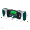 KRAFTOOL EXTREM, 0 - 360°, точность 0.05°, HOLD, IP67, электронный уровень-уклономер (34686)