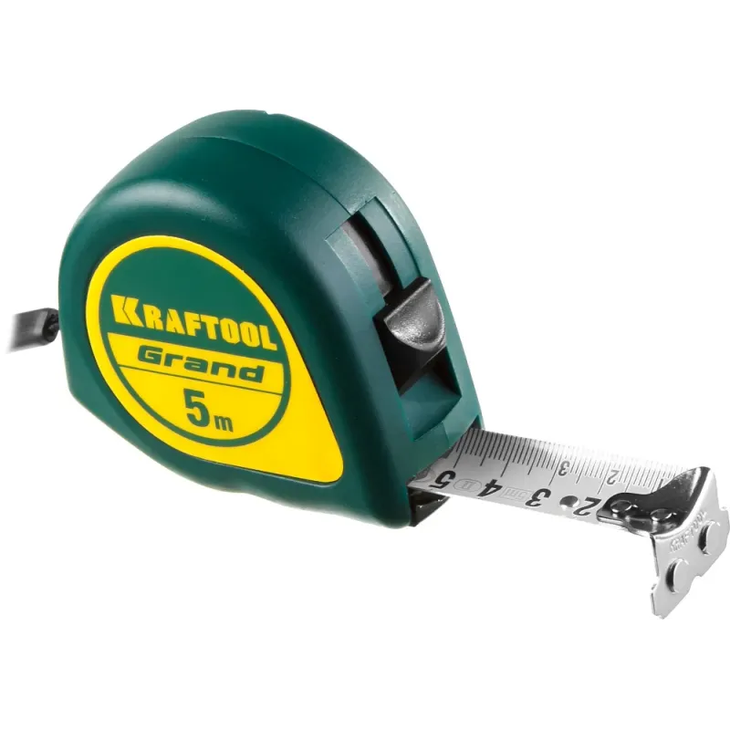 KRAFTOOL Grand, 5 м х 25 мм, рулетка (34022-05-25)