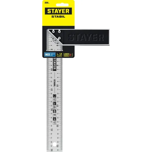 STAYER 300 мм, столярный угольник, Professional (3431-30)