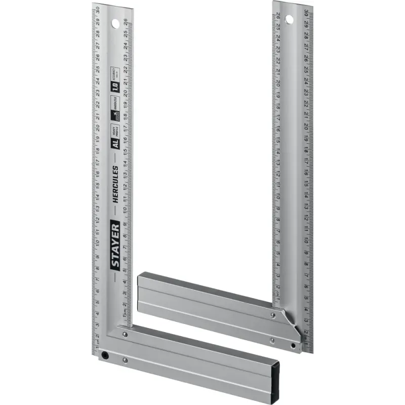 STAYER 300 мм, жесткий столярный угольник, Professional (3432-30)