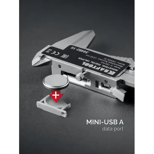 KRAFTOOL HC-150, 150 мм, штангенциркуль твердосплавный (34462-15)