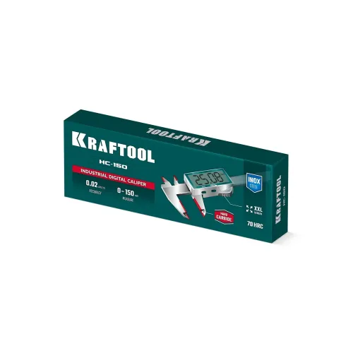 KRAFTOOL HC-150, 150 мм, штангенциркуль твердосплавный (34462-15)