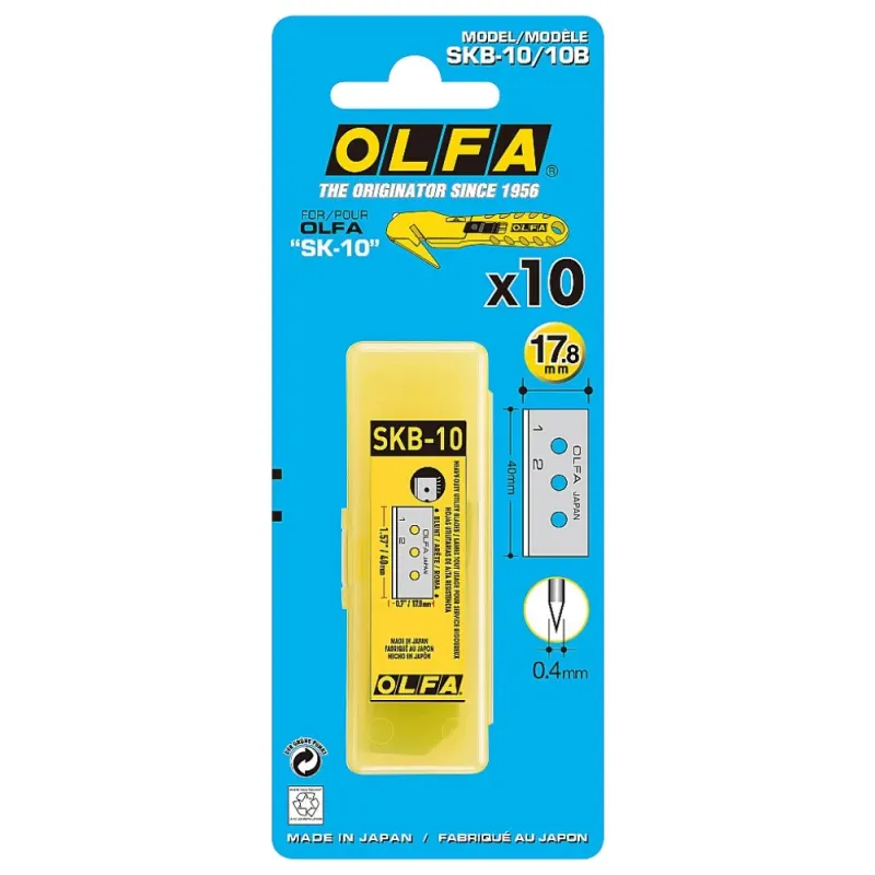 OLFA 17.8 мм, для ножа, специальное лезвие (OL-SKB-10/10B)