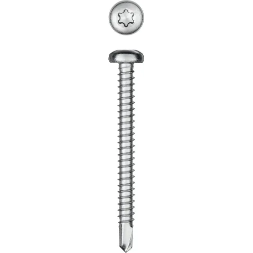 KRAFTOOL DS-P, 50 х 4.8 мм, А2, сверло, полукруглая головка, ТХ25, 150 шт, саморез нержавеющий (300931-48-050)