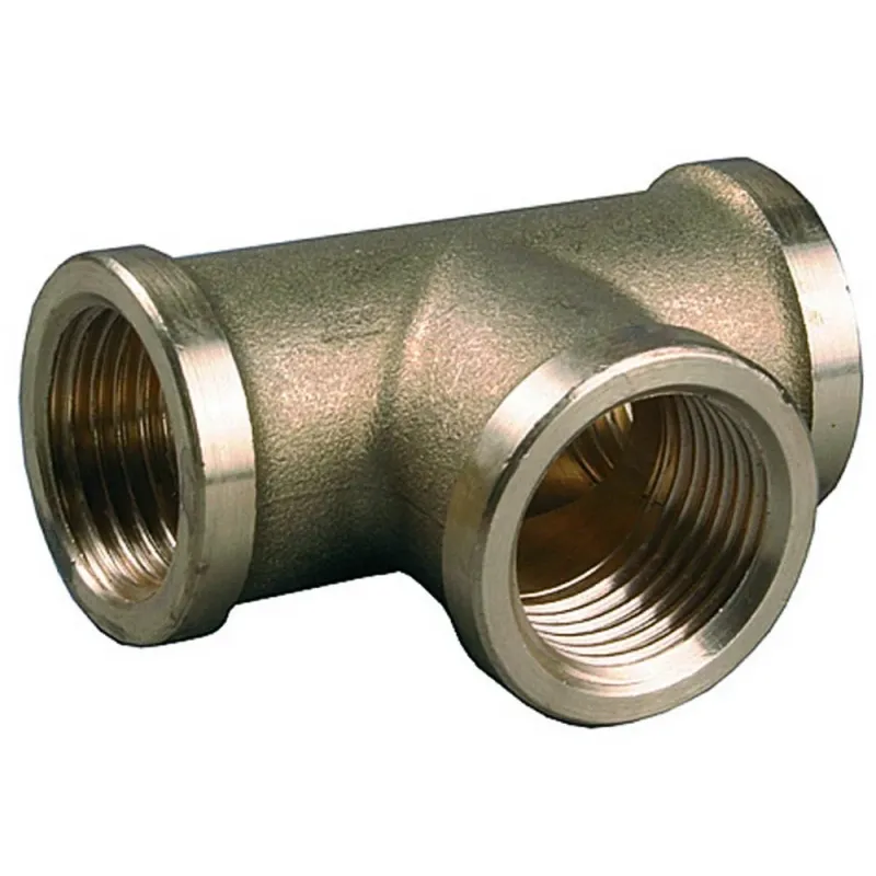 GENERAL FITTINGS внутренняя резьба 1″, латунь, тройник (51055-1)