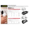 STAYER MAXElectro, белая, 16 А/220 В, 1300 Вт, угловая вилка (55161-W)
