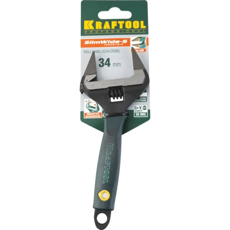 KRAFTOOL SlimWide Ultra, 150/34 мм, разводной ключ (27263-15)