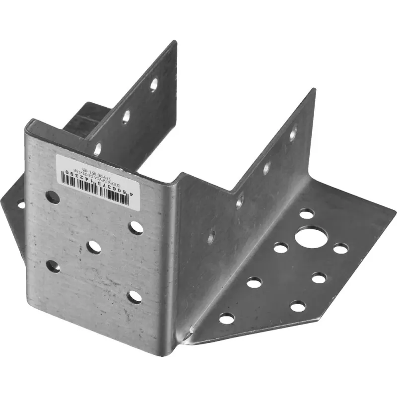 ЗУБР КБО-2.0, 51 x 105 x 2 мм, цинк, открытое крепление балки (310186-051-105)