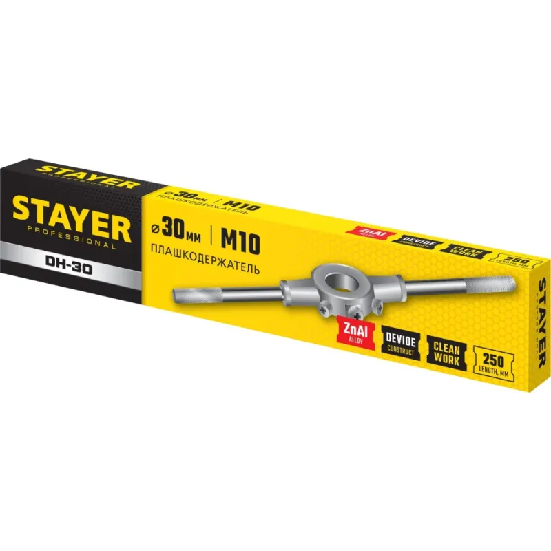 STAYER DH-30, d 30 мм, плашкодержатель, Professional (28037-30)