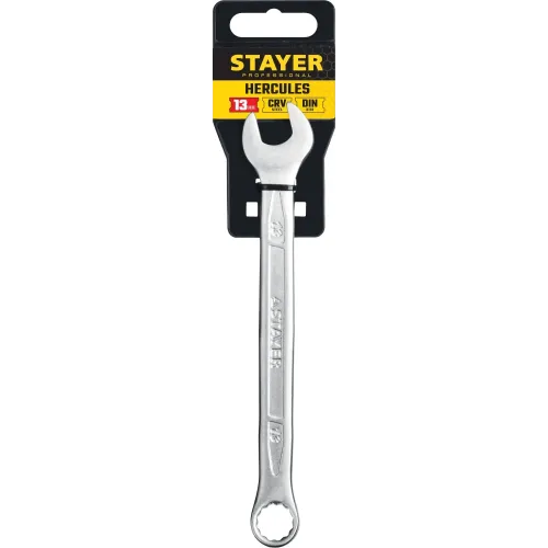 STAYER HERCULES, 13 мм, комбинированный гаечный ключ, Professional (27081-13)