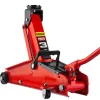 STAYER R-33 RED FORCE, 3 т, 135 - 400 мм, подкатной домкрат с увеличенным подъемом, Professional (43154-3)