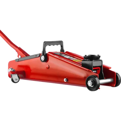 STAYER R-33 RED FORCE, 3 т, 135 - 400 мм, подкатной домкрат с увеличенным подъемом, Professional (43154-3)