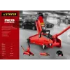 STAYER R-33 RED FORCE, 3 т, 135 - 400 мм, подкатной домкрат с увеличенным подъемом, Professional (43154-3)
