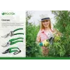 РОСТОК PC-15, 200 мм, углеродистая сталь, цельнокованый, покрытие ПВХ, плоскостной секатор (423005)