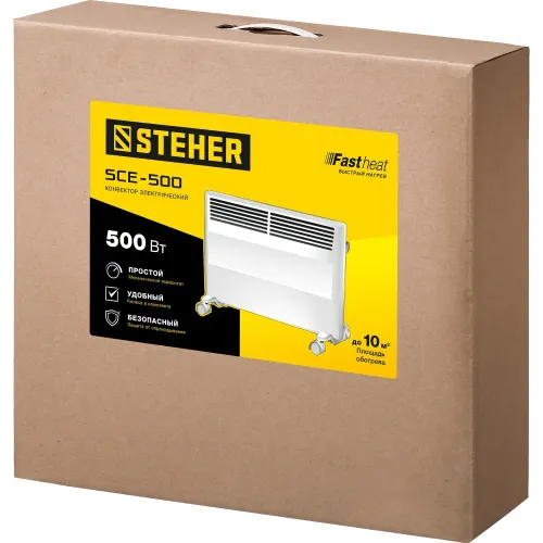 STEHER Е серия 0.5 кВт, электрический конвектор (SCE-500)