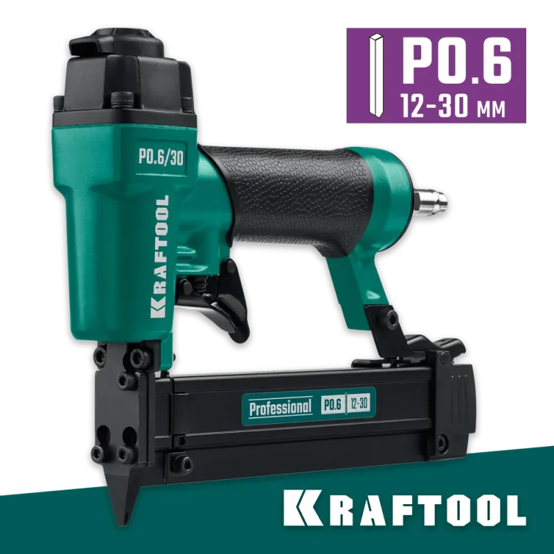 KRAFTOOL P0.6/30 пневматический нейлер для шпилек 23Ga тип P0.6 (12-30 мм), (31963)
