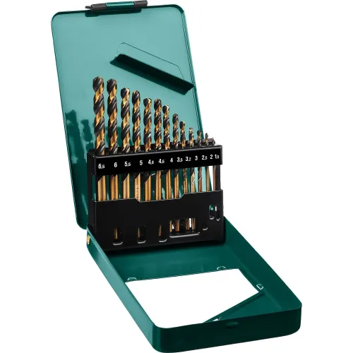 KRAFTOOL COBALT-8, 13 шт, (1.5-6.5 мм), сталь М42, HSS-Co(8%), набор сверл по металлу (29656-H13)